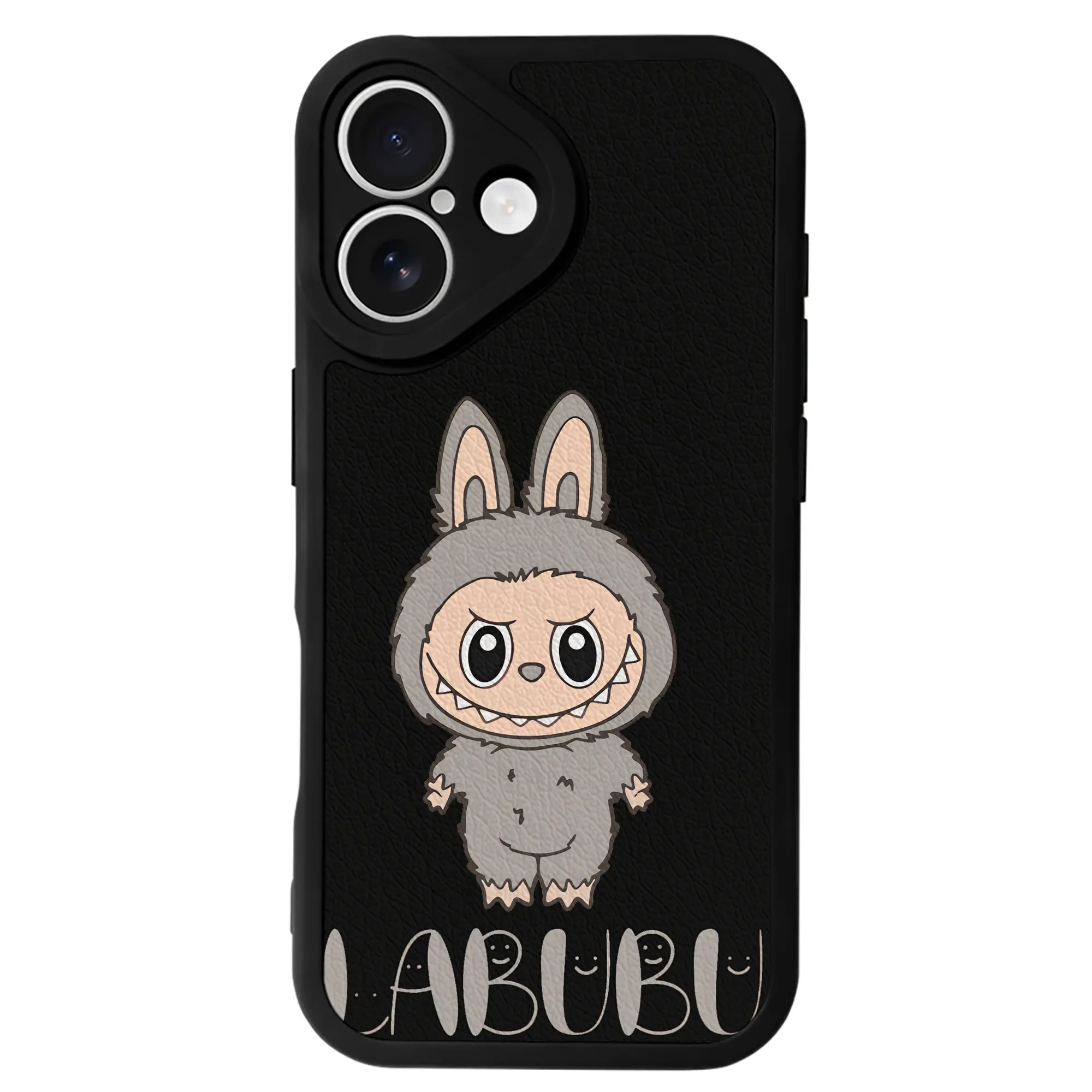 ラブブ グッズ ラブブ - IPhone 16シリーズ対応 ・ シリコンスマホケース ・ レザー調 ・ 高精度フィット ・ 耐衝撃 ・ ワイヤレス充電対応 ・ 精密カット